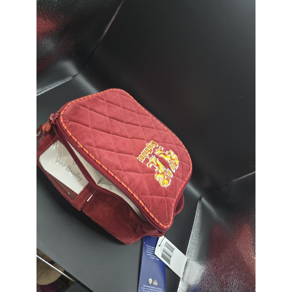 Vera Bradley Harry Potter Gryffindor Lunch Bunch Bag Maroon Corduroy New